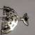 Silver and Marcasite Menorah Pendant/Brooch and Silver Chain 5 thumbnail