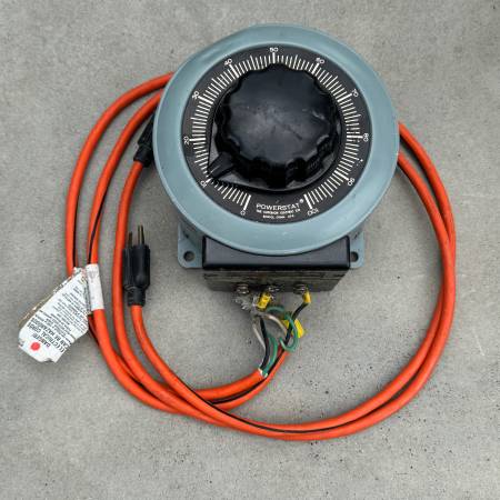 Powerstat Superior Electric Variable Autotransformer 136B 1