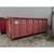 Enclosed Roll-Off Dumpster Containers - Cable Pull Type " Red Color" 1 thumbnail