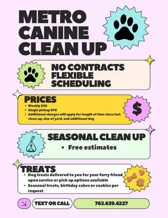 Dog waste clean up! 1