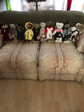 10 Brass Button Bears 20th Century Collection 1