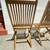 2 Outdoor TEAK Chairs - folding patio furniture - solid, sturdy 6 thumbnail