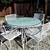 Woodard 5 piece wire mesh table and chair set 3 thumbnail