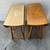 PAIR OF VINTAGE NORTHWEST CHAIR COMPANY OVAL DROP LEAF FOLDING TABLES 2 thumbnail