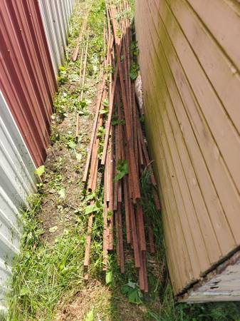 Steel 3/4 inch Square Tubulars Steel 22 feet long 1