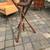 Faux Bamboo, Early 1900's turned wood  plant stand A179 2 thumbnail