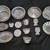 Vintage Anchor Hocking wexford crystal goblets silver lined bowls 3 thumbnail
