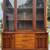 vintage solid teak 4 panel PARTITION ROOM DIVIDER in geometric design 11 thumbnail