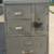 UNIQUE Vintage Metal Filing Cabinet on Wheels w/ Key 4 thumbnail
