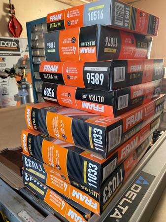 Misc FRAM air filters, lot of 8 filters 1