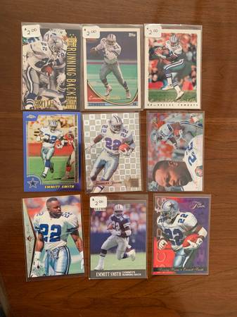 Emmitt Smith Football Cards 1