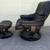 EKORNES STRESSLESS RECLINER CHAIR AND OTTOMAN 1 thumbnail