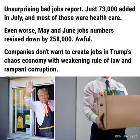 Unsurprising Bad Jobs Report 1