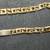 Vintage Italian 14k Two-Tone Gold Greek Key Link-Signed Faro Italy-11. 2 thumbnail