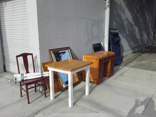 Free Furniture antique Desk and Mirrors 1