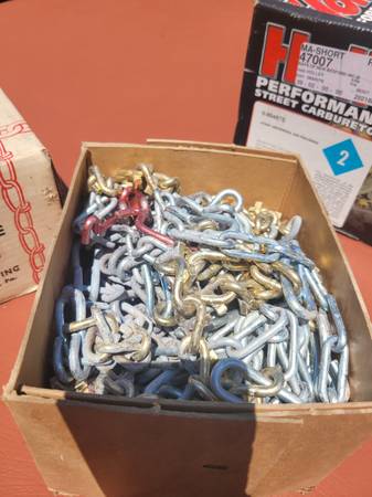 Box full of Alloy Carbon Steel and Automotive Chain 1