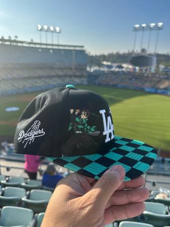LA Dodgers x Demon Slayer Tanjiro Cap 2025 - clothing