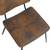 Homy Casa · Pomona Dining Chairs Set of 4 · Fabric Suede Brown 8 thumbnail