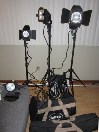 Britek video lighting kit 1600watt 1