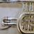 Besson 10-10 pro Cornet, silver shepard's hook 2 thumbnail