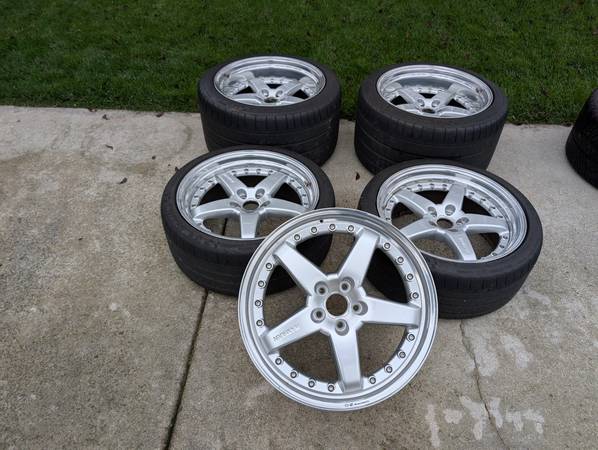 19" Hamann PG2 wheels with a spare front in SIlver 1