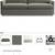 Crate & Barrel Lounge Deep Sofa Delivery Available 6 thumbnail