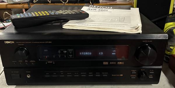 Denon AVR-3802 With Remote And Phono 1