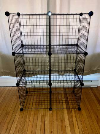 Six Cube Wire Closet Organizer 1
