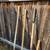 Hand Tools 3 Shovels 1 Pickaxe Wood Handles 4 thumbnail