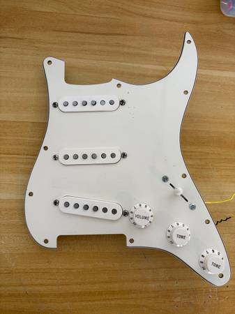 Loaded Fender Texas Specials pickguard 1