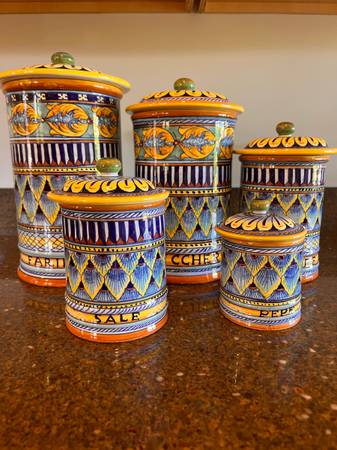 Italian canister set 1