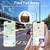 Air Tracker Tag for Android & iOS,Smart Tags-4 Pack,Dual System Bluetooth Luggag 4 thumbnail