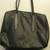Large Black Double Handle Shoulder Handbag Purse with woven texture 5 thumbnail