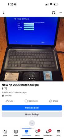 HP NOTEBOOK PC 2000 1