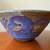 Hand-Thrown Studio Ceramic Bowl signed "Amika" – Purple Glaze 7" 2 thumbnail