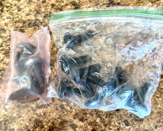 x12 15-23 S550 Ford Mustang Front Seat Mounting Bolts OEM 1