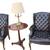 Vintage round pedestal accent table by The Bombay Company 5 thumbnail