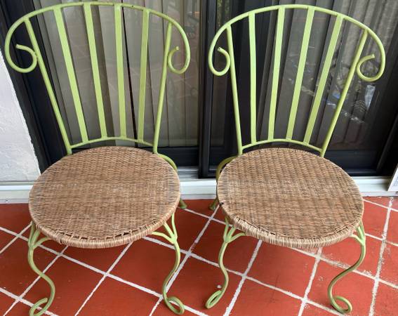 Wrought Iron Chairs 1