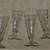 Anchor Hocking Glasses 6 Frosted Coin Dot Etched Pilsner Clear Glass 13 thumbnail