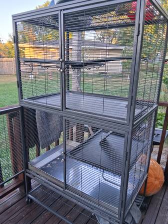 Large 4-level Cage for Small Animals-Rats, Chinchillas, Degus, Ferrets 1