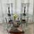 Coffee Table Set Of 3 by Ashley Furniture  /  Chrome, Glass & Wood 16 thumbnail