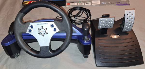 Thrustmaster NASCAR Pro Digital 2 Racing Wheel & Pedals for PC, Apple 1