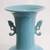 Large Chinese blue glazed porcelain vase, 13.25"x5.2"dia 3 thumbnail