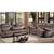Ross  Reclining Sofa W/ Drop Down Table. Dual recliner 
Taupe color, ultra suede 5 thumbnail