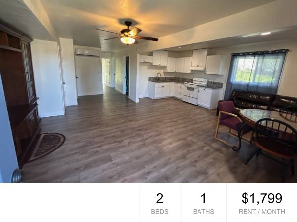 $1,799 / 2br - New Paint. Downsatirs unit. No stairs (Auburn)63952109502083120