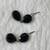 Vintage Sterling Silver & Black Onyx Jewelry Collection - Rings, Brace 3 thumbnail