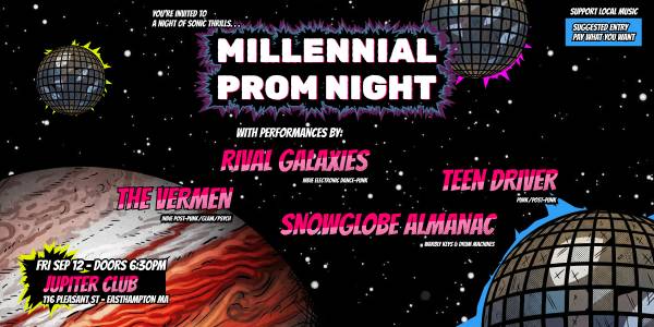 Millennial Prom Night this Fri Sep 12! (Local Punk/Post Punk Show) (Easthampton)64164158039809121