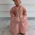 Vintage Pink Dutch Boy Cookie Jar Pottery Guild, 12" 2 thumbnail
