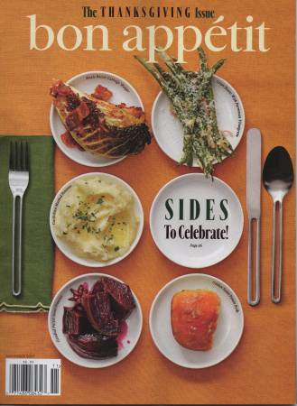 bon appetit Thanksgiving Sides Recipes Turkey Wine Cake Decor Pecan Pi 1