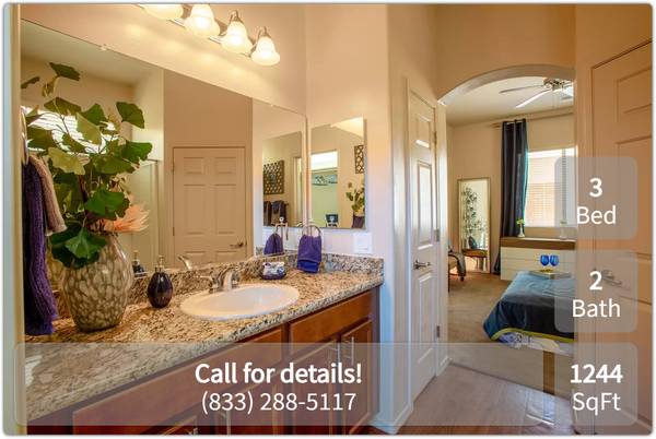 $1,899 / 3br - 1244ft2 - ¡El mejor lugar en Tucson! 3 habitaciones/2 baños. ¡Reserve una visita! (Tucson)63675082072451122